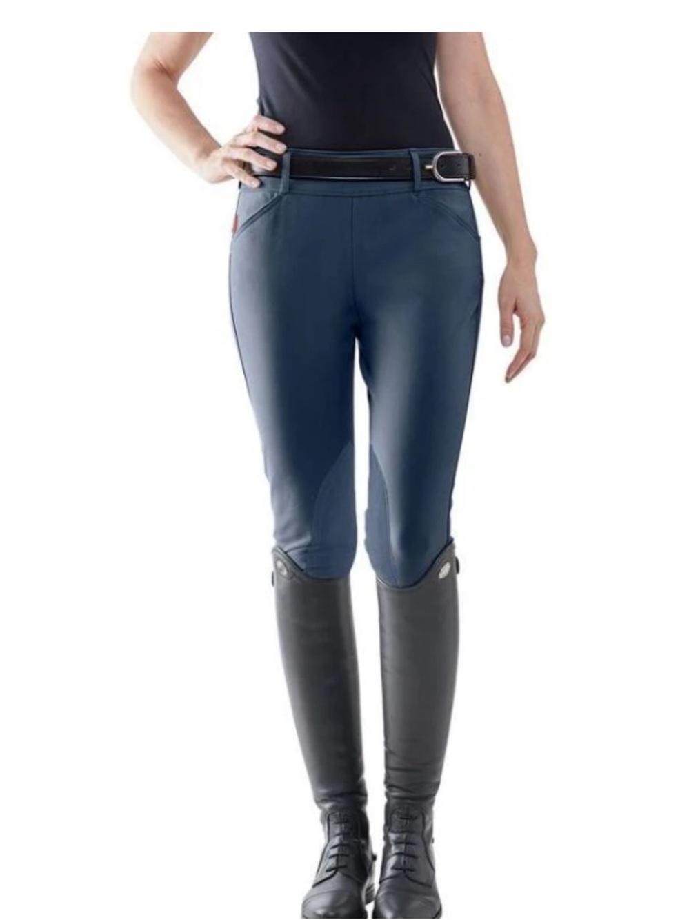 Tailored Sportsman NEW Trophy Hunter Horse Riding Breeches Pants Size 28R Blue - Picture 2 of 12